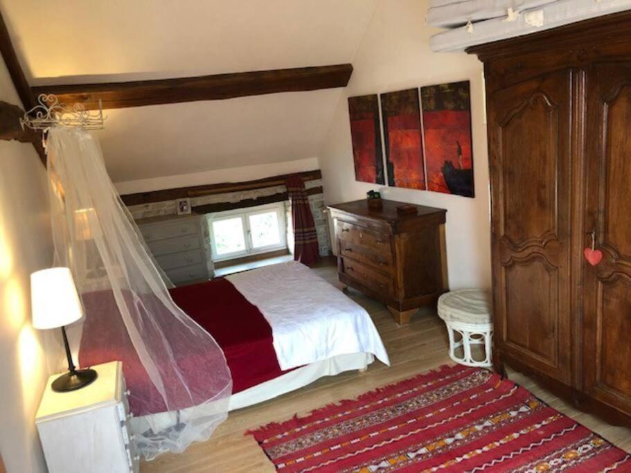 Vila Magnifique Moulin Proche Chablis, Jacuzzi Et Riviere Annay-sur-Serein Exteriér fotografie