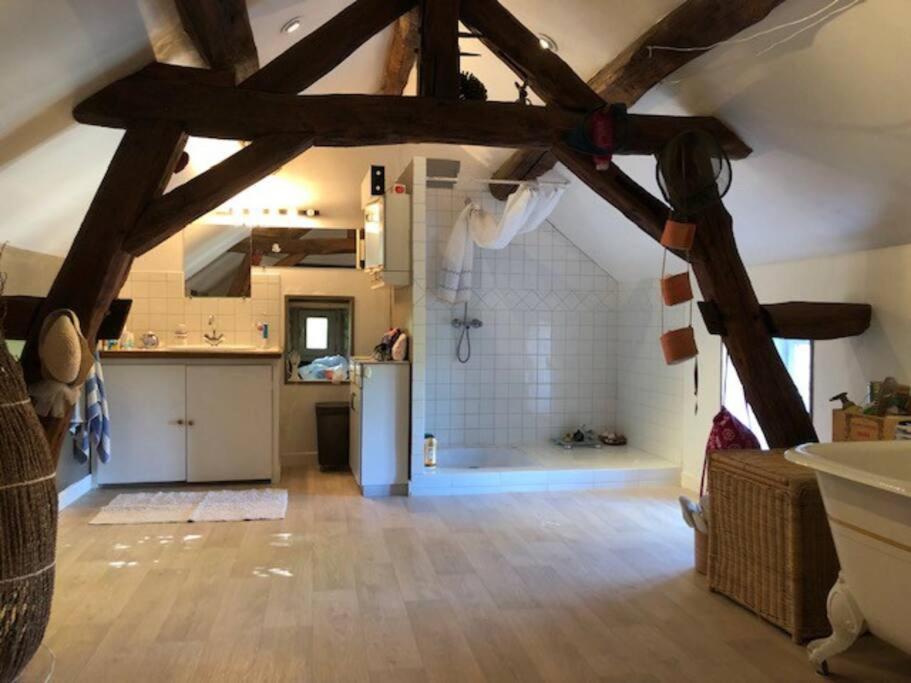 Vila Magnifique Moulin Proche Chablis, Jacuzzi Et Riviere Annay-sur-Serein Exteriér fotografie