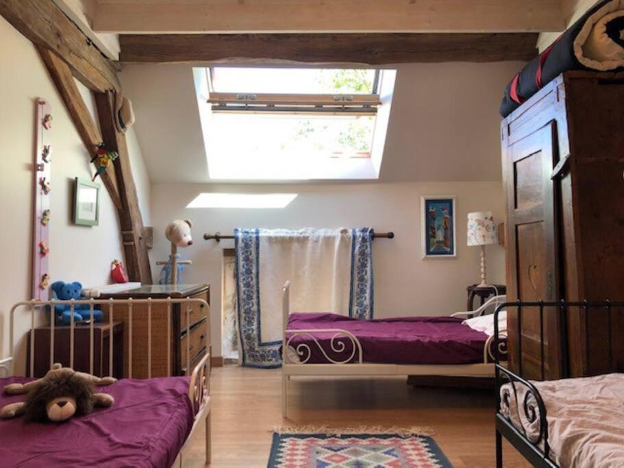 Vila Magnifique Moulin Proche Chablis, Jacuzzi Et Riviere Annay-sur-Serein Exteriér fotografie