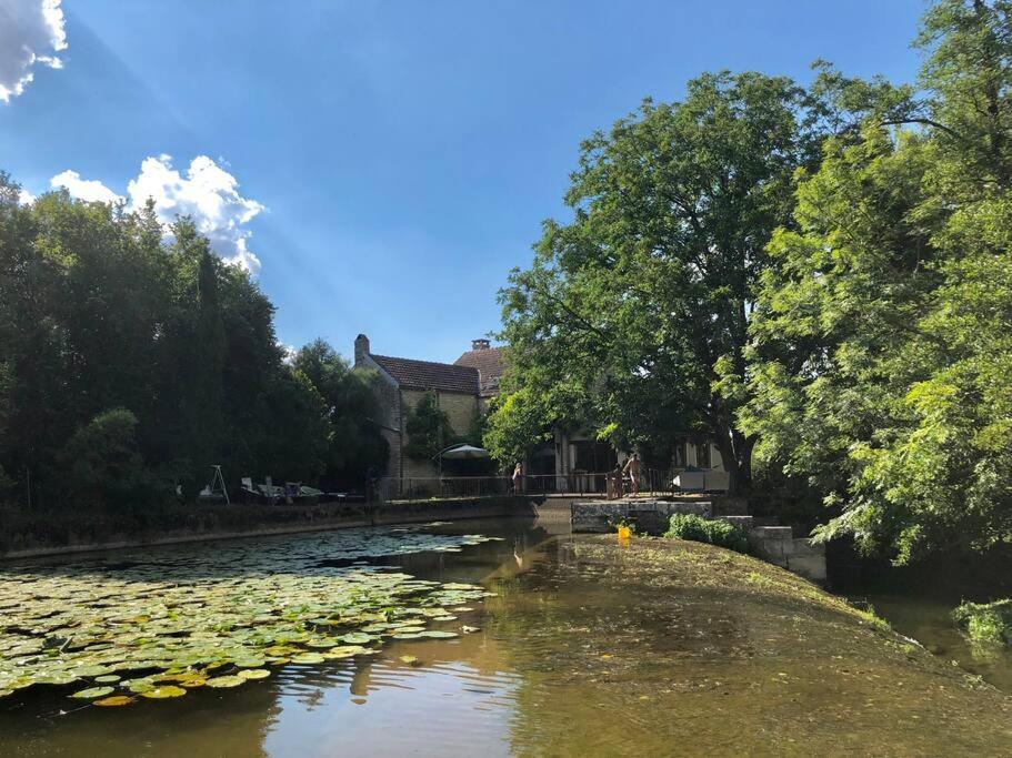 Vila Magnifique Moulin Proche Chablis, Jacuzzi Et Riviere Annay-sur-Serein Exteriér fotografie