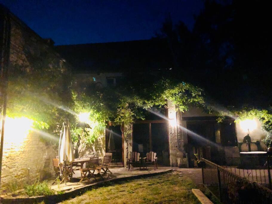 Vila Magnifique Moulin Proche Chablis, Jacuzzi Et Riviere Annay-sur-Serein Exteriér fotografie